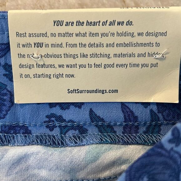 SOFT SURROUNDINGS M Pull On Stretch Pants NWT - Picture 6 of 8